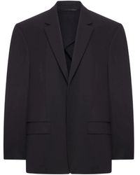 Balenciaga - Jassen ,Zwart ,Wol Tailored Jacket - Lyst