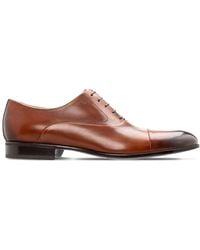 Moreschi - Classiche scarpe oxford in pelle di vitello cognac - Lyst