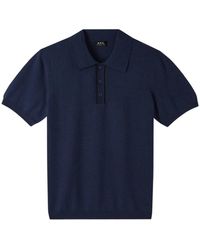 A.P.C. - Klassisches polo shirt - Lyst