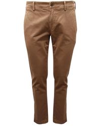 Mason's - Broeken ,Leer Eisenhower Broeken - Lyst