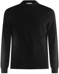 Zanone - Tops ,Zwart ,Stijlvolle Lupetto Trui - Lyst