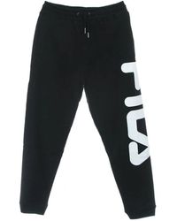 Fila - Zwarte Lichtgewicht Trainingsbroek Bronte Broek - Lyst