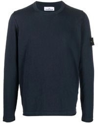Stone Island - Round-Neck Knitwear - Lyst