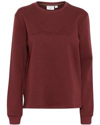 Saint Tropez - Chocolade Sweatshirt Stijlvol Model - Lyst