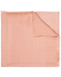 Ferragamo - Scarf with logo - Lyst