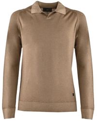 Liu Jo - 100% wolle v-ausschnitt polo - Lyst