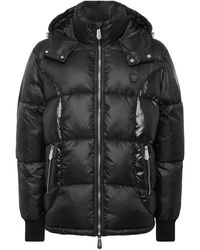 Philipp Plein - Jassen ,Zwart ,Nylon Mix Nylon Short Puffer Jacket - Lyst