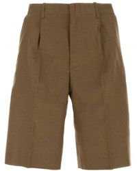 Our Legacy - Tabak Baumwoll-Hanf Shorts - Lyst
