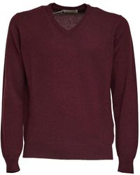 FILIPPO DE LAURENTIIS - V-Neck Knitwear - Lyst