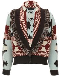 Alanui - Truien & Vesten ,Veelkleurig ,Wol Cardi-Bomber - Lyst
