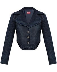 DIESEL - Short Denim Jacket De-Ali-S - Lyst