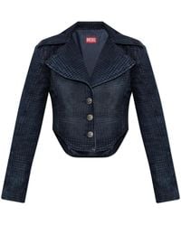 DIESEL - Short Denim Jacket De-Ali-S - Lyst