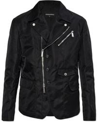 DSquared² - Satijnen Bikerjack - Lyst