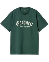 Carhartt - American script magliette maniche corte - Lyst