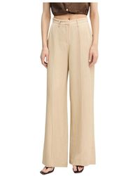 GAUDI - Broeken ,Polyester Wide Broeken - Lyst
