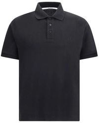Saint Laurent - Classic Polo Korte Mouwen - Lyst