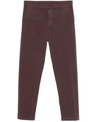 Canali - Broeken ,Rood ,Katoen Chino Broeken - Lyst