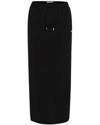Gestuz - Rokken ,Zwart ,Sportieve Maxi Rok - Lyst