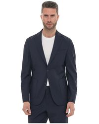 HUGO - Jassen ,Blauw ,Wol P-Hanry-Wg Jacket Without Lining Decostruita - Lyst