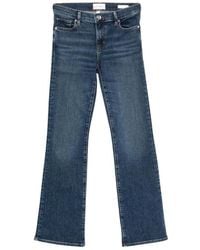 FRAME - The Rodeo Washed Flared Denim Jeans - Lyst
