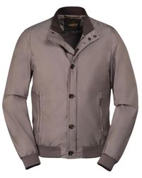 Moorer - Iridescent taffeta bomber jacket,bomber jackets,bomberjacke - Lyst