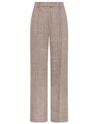 Seventy - Broeken ,Leer Pantalone Gessato - Lyst