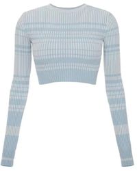 Elisabetta Franchi - Round-Neck Knitwear - Lyst