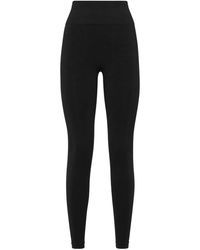 Philipp Plein - Fitness ,Zwart ,Polyester Seamless Sport Leggings Logo - Lyst