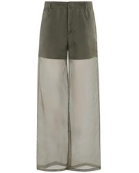 FEDERICA TOSI - Wide Trousers - Lyst