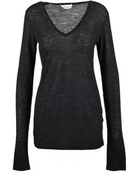 MEIMEIJ - Truien & Vesten ,Zwart ,Wol Sottogiacca Garzato - Lyst