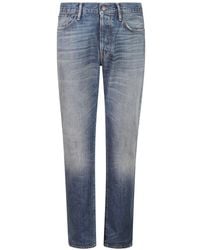 Acne Studios - Jeans ,Blauw ,Katoen River Slim-Fit Jeans - Lyst