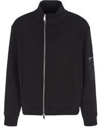 ARMANI EXCHANGE - Schwarze pullover für männer - Lyst