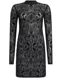 Philipp Plein - Short Dress Gothic Plein - Lyst