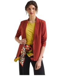 Maliparmi - Jerseyjacke Aus Weichem Material - Lyst