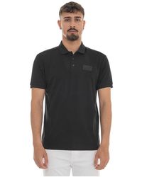 EA7 - Button Logo Polo - Lyst