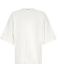 Entire studios - Tops ,Wit ,Katoen Heavy Boxy Tee - Lyst