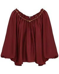 Zimmermann - Aster Blouse Met Parelmoer Details - Lyst