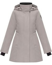 Canada Goose - Jassen ,Grijs ,Katoen Leslie Down Jacket - Lyst
