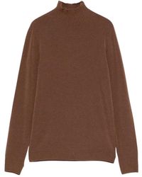 Ermanno Scervino - Truien & Vesten ,Bruin ,Lupetto Turtleneck - Lyst