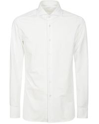 Xacus - Weißes hemd regular fit kragen schetten - Lyst