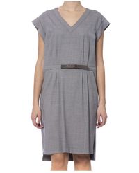 Peserico Dress - Grijs