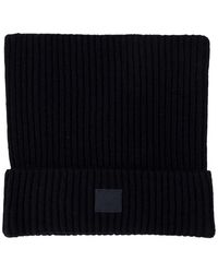 Acne Studios - Square Face Logo Beanie - Lyst
