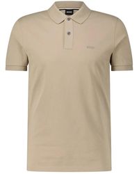 BOSS - Polo-shirt pallas mit logo-stickerei aus baumwolle - Lyst
