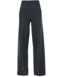 Semicouture - Wijde Wollen Broek - Lyst
