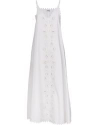 Ottod'Ame - Weiße Besticktes Kleid - Lyst