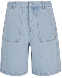 Maison Kitsuné - Denim Shorts - Lyst