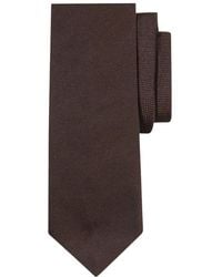 Brooks Brothers - Accessoires ,Bruin ,Polka Dot Zijden Stropdas - Lyst