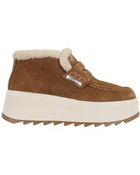 Ash - Schoenen ,Bruin ,Suède Magic 01 Land Suède Enkellaars - Lyst
