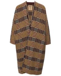 Uma Wang - Jassen ,Veelkleurig ,Wol Single-Breasted Coats - Lyst