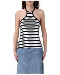 Patrizia Pepe - Weißes V-Ausschnitt Top Eleganter Stil - Lyst